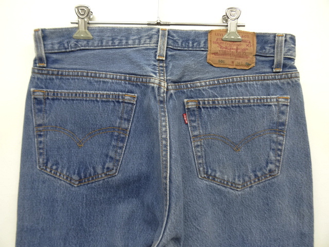 画像: 90'S LEVIS 501 デニム インディゴ USA製 W34L30 (VINTAGE)