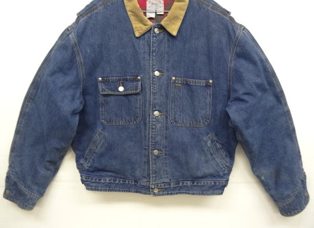 画像: 80'S RALPH LAUREN "白タグ" ショート丈 デニムジャケット インディゴ USA製 (VINTAGE)