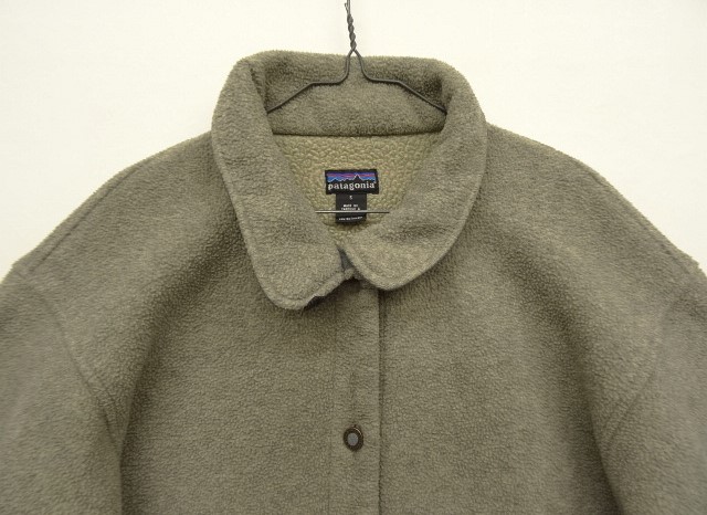 画像: 90'S PATAGONIA シンチラシャーリングコート グレーベージュ USA製 (VINTAGE)