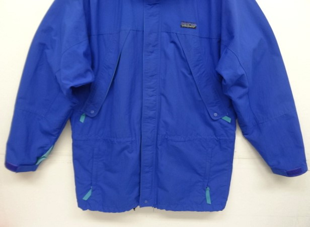 画像: 80'S PATAGONIA 旧タグ フード付き ナイロンジャケット ブルー (VINTAGE)