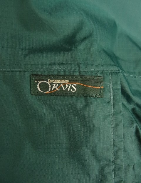 画像4: 90'S ORVIS リップストップナイロン フィッシングジャケット ダークグリーン (VINTAGE)