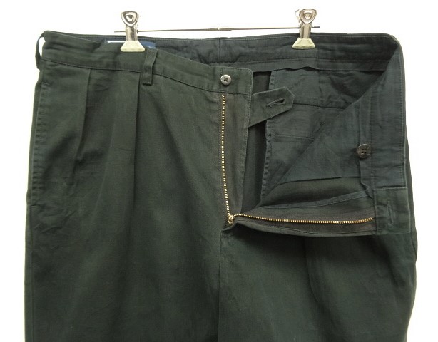 画像: 90'S RALPH LAUREN "ANDREW PANT" ツープリーツ チノパンツ ブラック (VINTAGE)