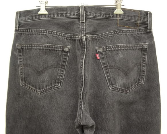 画像: 90'S LEVIS 501 デニム ブラック USA製 W36L30 (VINTAGE)