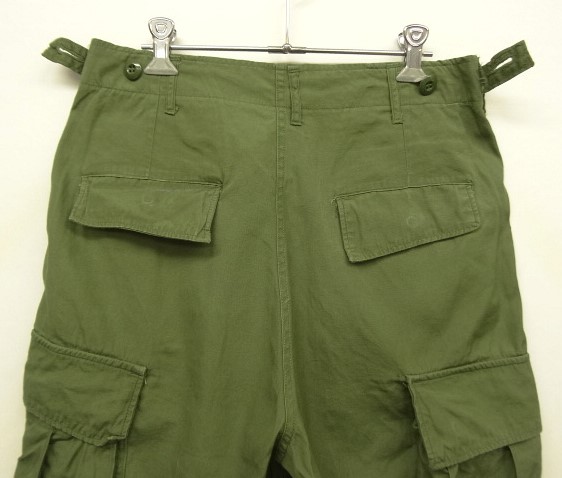 画像: 60'S アメリカ軍 US ARMY "JUNGLE FATIGUE" 2ndモデル ノンリップ カーゴパンツ S-L (VINTAGE)