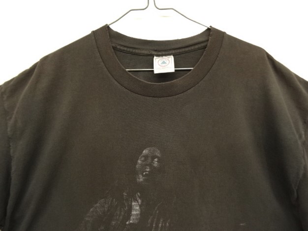 画像: 90'S BOB MARLEY 両面プリント 半袖 Tシャツ フェードブラック (VINTAGE)