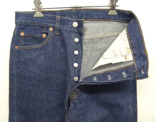 画像: 90'S LEVIS 501 デニム インディゴ W31L34 USA製 (VINTAGE)