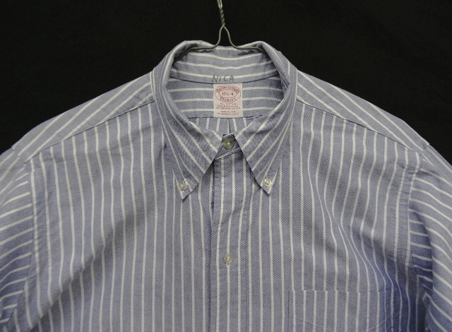 画像: 70'S BROOKS BROTHERS "MAKERS" 6ボタン オックスフォード BDシャツ ストライプ USA製 (VINTAGE)