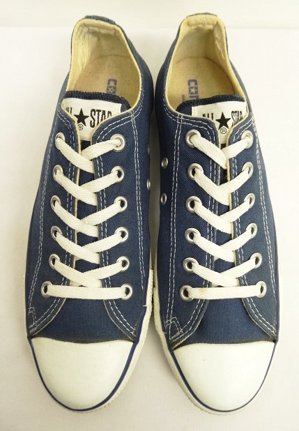 画像: 90'S CONVERSE "ALL STAR LO" キャンバス スニーカー ネイビー USA製 (VINTAGE)