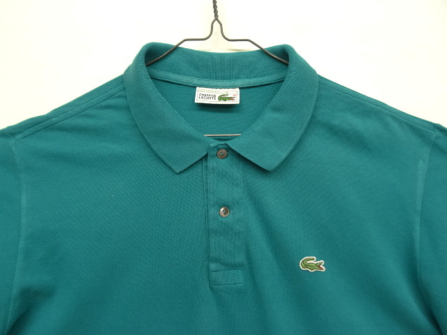 画像: 80'S CHEMISE LACOSTE ポロシャツ グリーン フランス製 (VINTAGE)