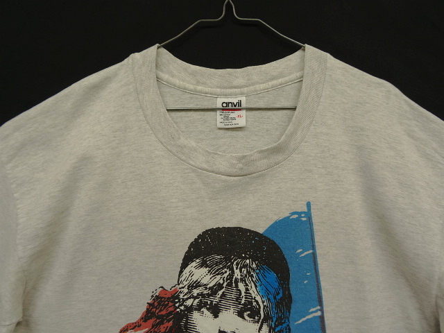 画像: 80'S LES MISERABLES シングルステッチ 両面プリント 半袖 Tシャツ グレー USA製 (VINTAGE)