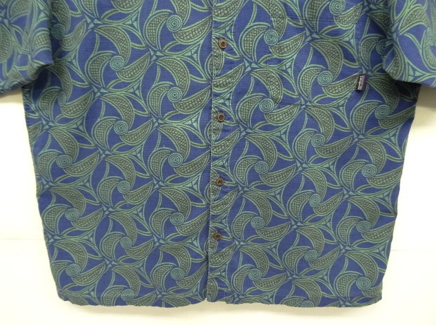 画像: 90'S PATAGONIA コットン 半袖 ボックスシャツ 総柄 (VINTAGE)