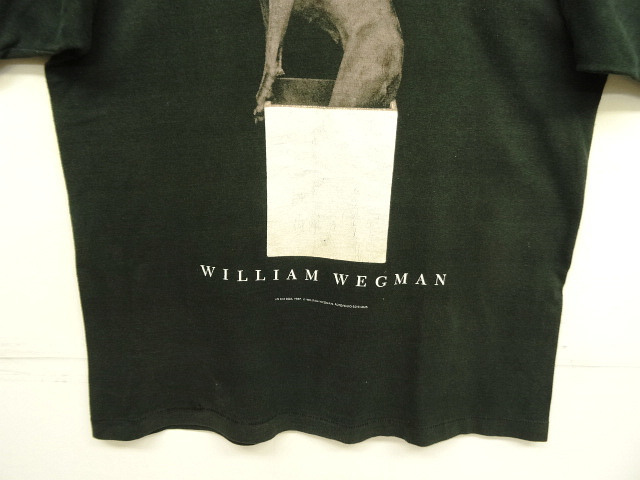 画像: 90'S WILLIAM WEGMAN "IN THE BOX" FOTOFOLIO製 Tシャツ ブラック USA製 (VINTAGE)