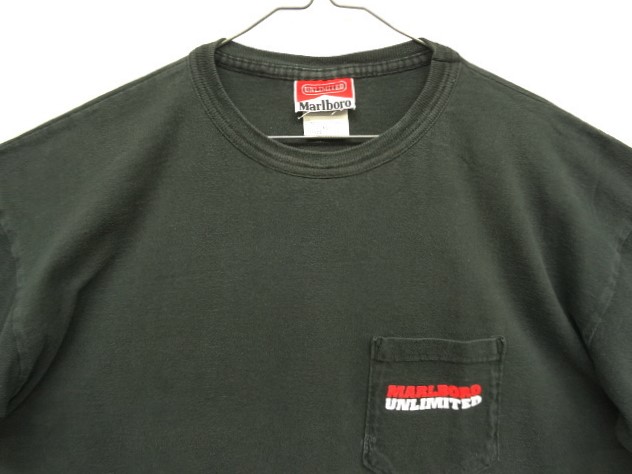 画像: 90'S MARLBORO "LIZARD" 両面プリント 半袖 ポケット付き Tシャツ ブラック USA製 (VINTAGE)