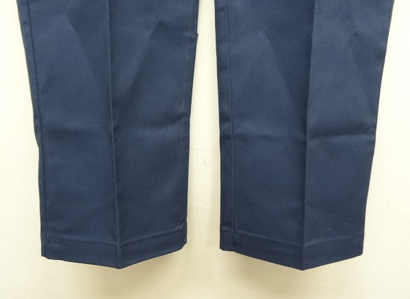 画像: 80'S DICKIES 874 チビタグ ワークパンツ ネイビー W36L30 USA製 (DEADSTOCK)