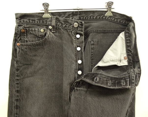 画像: 90'S LEVIS 501 デニム ブラック USA製 W36L30 (VINTAGE)