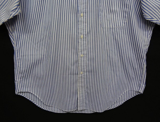 画像: 90'S BROOKS BROTHERS ポプリン 半袖 BDシャツ ストライプ USA製 (VINTAGE)