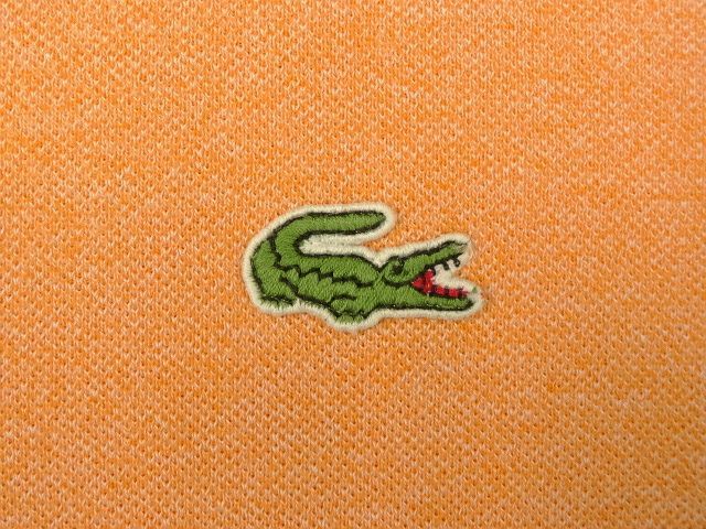 画像: 80'S CHEMISE LACOSTE ポロシャツ オレンジメランジ フランス製 (VINTAGE)