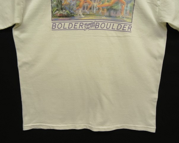 画像: 90'S BOLDER BOULDER '95 シングルステッチ 半袖 Tシャツ ホワイト メキシコ製 (VINTAGE)