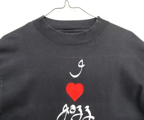 画像: 80'S I LOVE JAZZ シングルステッチ 半袖 Tシャツ ダークネイビー USA製 (VINTAGE)