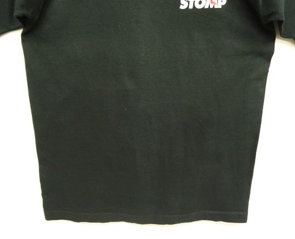 画像: 90'S STOMP シングルステッチ 両面プリント 半袖 Tシャツ ブラック USA製 (VINTAGE)