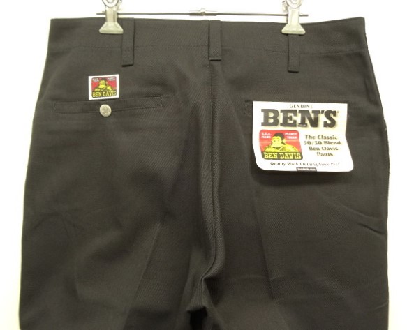 画像: 90'S BEN DAVIS "FRISCO PANTS" フリスコパンツ ブラック W33 USA製 (DEADSTOCK)