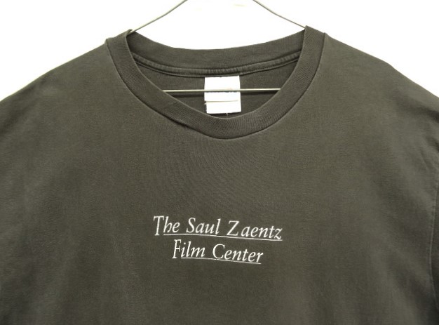 画像: 90'S THE SAUL ZAENTZ FILM CENTER シングルステッチ 半袖 Tシャツ フェードブラック (VINTAGE)