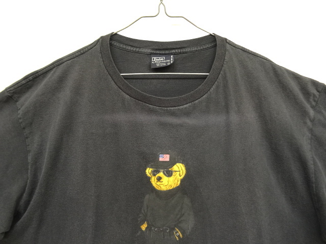 画像: 90'S RALPH LAUREN "POLO SPORT" シングルステッチ 半袖 Tシャツ フェードブラック USA製 (VINTAGE)