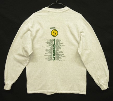 画像4: 90'S SOUND ONE NYC 両面プリント 長袖 Tシャツ アッシュグレー (VINTAGE)