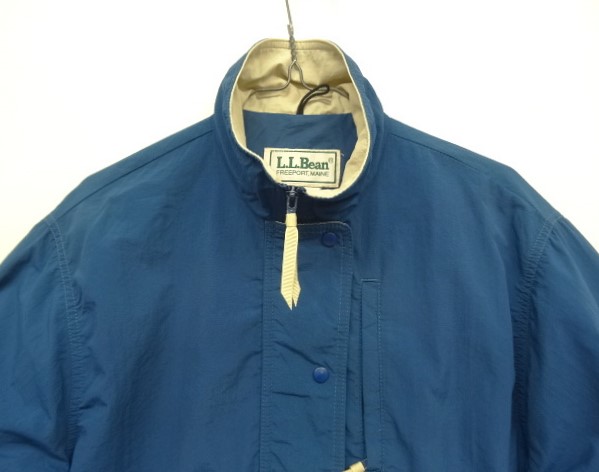 画像: 90'S LL Bean "GORE-TEX" バギーズジャケット ダークブルー/ベージュ (VINTAGE)