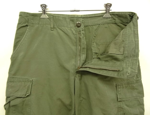 画像: 60'S アメリカ軍 US ARMY "JUNGLE FATIGUE" カーゴパンツ M-SHORT (VINTAGE)