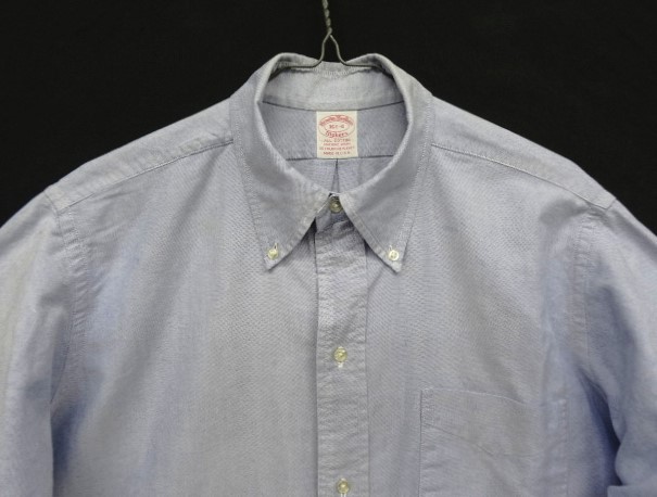 画像: 70'S BROOKS BROTHERS "MAKERS" 6ボタン オックスフォード BDシャツ ブルー USA製 (VINTAGE)