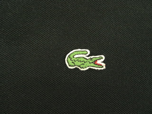 画像: 90'S CHEMISE LACOSTE 長袖 ポロシャツ ブラック フランス製 (VINTAGE)