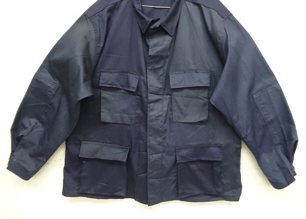 画像: アメリカ軍 "VITIN GARMENT MFG CORP製" BDUジャケット ネイビー/ツートンカラー XL-R (DEADSTOCK)