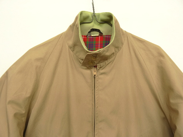 画像: 80'S BARACUTA G9 ハリントンジャケット タン AEROジップ イングランド製 (VINTAGE)