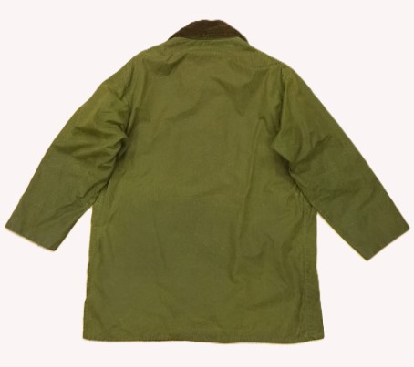 画像4: 80'S BARBOUR 2クレスト 旧タグ "BORDER" オイルドジャケット オリーブ イングランド製 (VINTAGE)