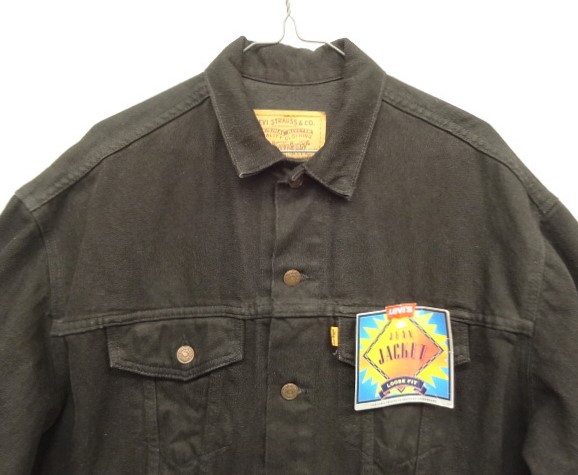 画像: 90'S LEVIS "57510" デニム トラッカージャケット ブラック USA製 (DEADSTOCK)