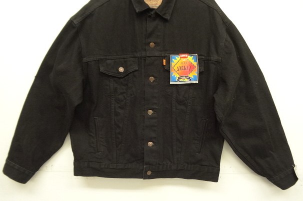 画像: 90'S LEVIS "57510" デニム トラッカージャケット ブラック USA製 (DEADSTOCK)