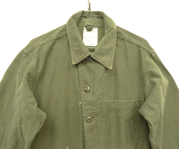 画像: 80'S アメリカ軍 US ARMY "OG107" コットンサテン カバーオール オールインワン (VINTAGE)