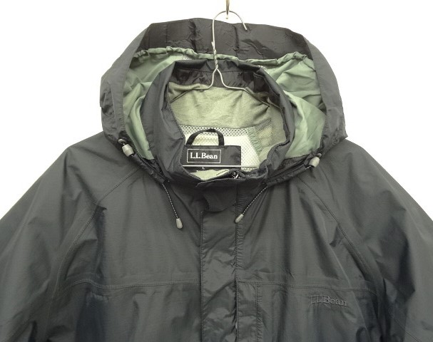 画像: 00'S LL Bean "GORE-TEX" フード付き ナイロンジャケット ブラック (VINTAGE)