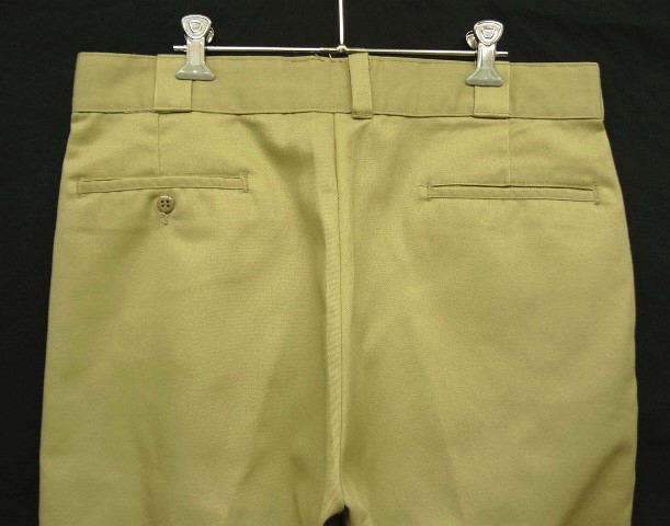 画像: 80'S LL Bean "DICKIES製" ワークパンツ ベージュ W34L29 USA製 (VINTAGE)