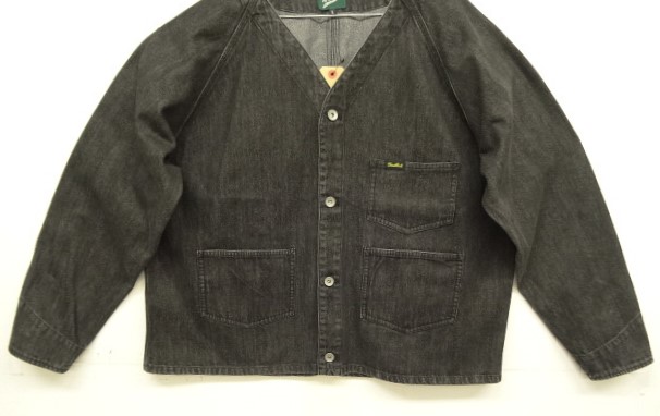 画像: WOODBLOCK "DENIM ENGINEER JACKET" BLACK (VINTAGE)