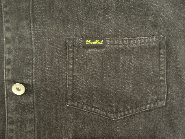 画像: WOODBLOCK "DENIM ENGINEER JACKET" BLACK (VINTAGE)