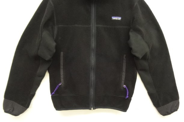 画像: 90'S PATAGONIA 裏地P.E.F パーシャルエクリプス フリースジャケット ブラック USA製 (VINTAGE)