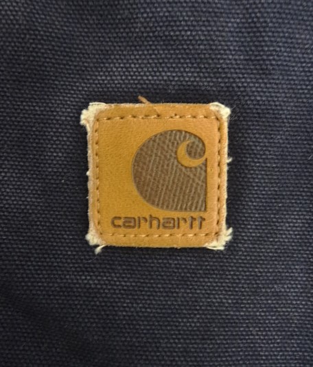 画像: 00'S CARHARTT 裏地キルティング ダックベスト ネイビー USA製 (VINTAGE)