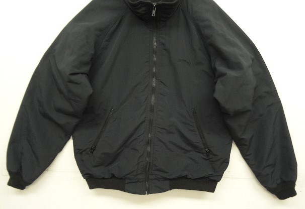 画像: 90'S LANDS' END "SQUALL JACKET" 裏フリース ドリズラージャケット ブラック USA製 (VINTAGE)