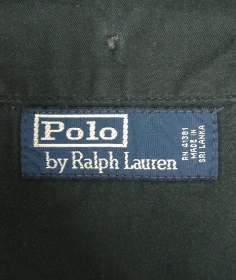 画像2: 90'S RALPH LAUREN ツープリーツ チノパンツ W34L32 ブラック (VINTAGE)