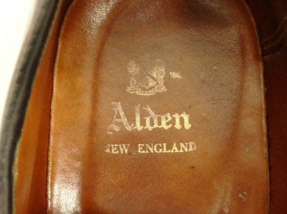 画像: ALDEN 9432S クロムエクセルレザー プレーントゥシューズ バーガンディ USA製 (USED)