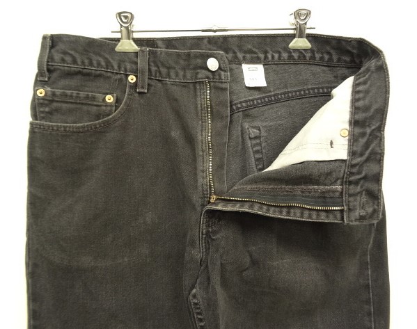 画像: 00'S LEVIS 505 デニム ブラック W36L30 USA製 (VINTAGE)