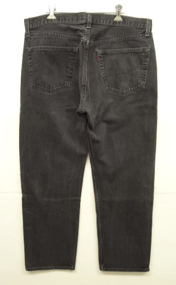 画像3: 00'S LEVIS 501 デニム ブラック USA製 W38L30 (VINTAGE)