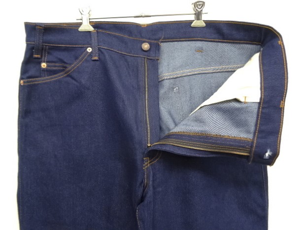 画像: 80'S LEVIS 509 デニム インディゴ 42TALONジップ W40L30 USA製 (DEADSTOCK)